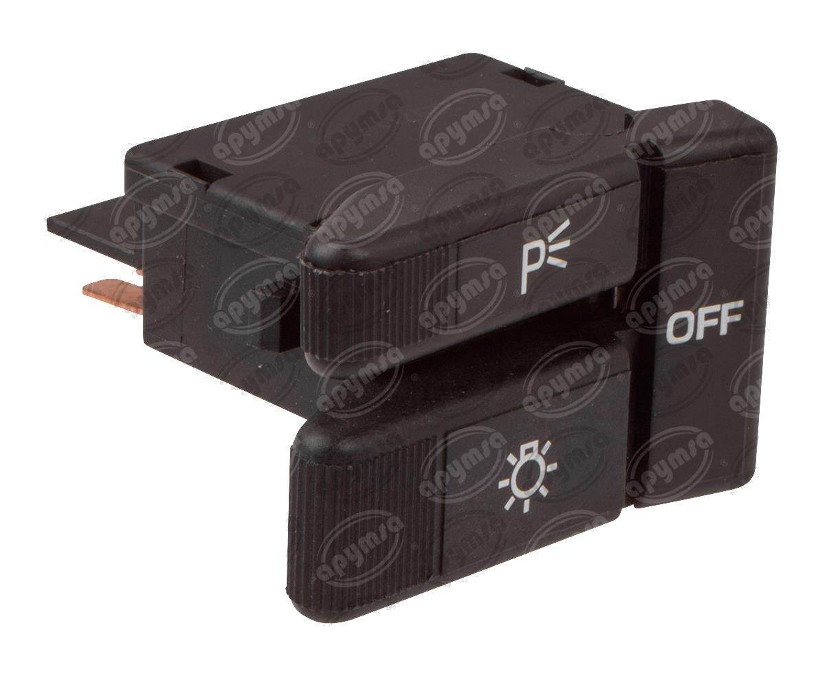 INTERRUPTOR LUZ 6TERMINALES TIPO TECLA CHEVROLET, GMC, OLDSMOBILE QBH DYNAMIC DS-298 