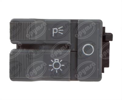 INTERRUPTOR LUZ 6TERMINALES TIPO TECLA CHEVROLET, GMC QBH DYNAMIC DS-647 