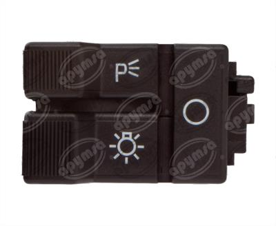 INTERRUPTOR LUZ 6TERMINALES TIPO TECLA CHEVROLET QBH DYNAMIC DS-290 