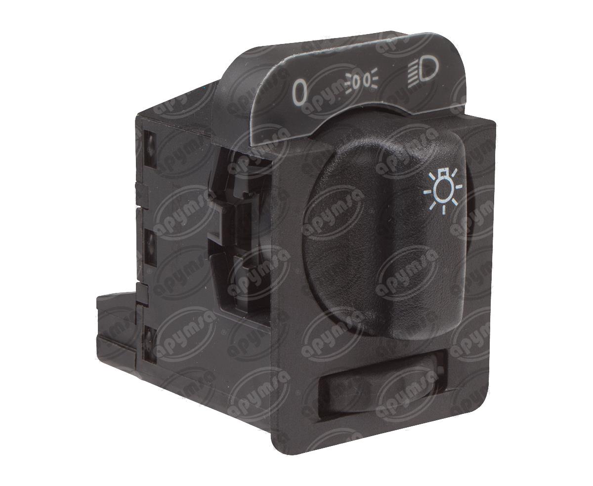 INTERRUPTOR LUZ 10TERMINALES TIPO PERILLA CON REOSTATO CHEVROLET CHEVY QBH DYNAMIC SW9224 