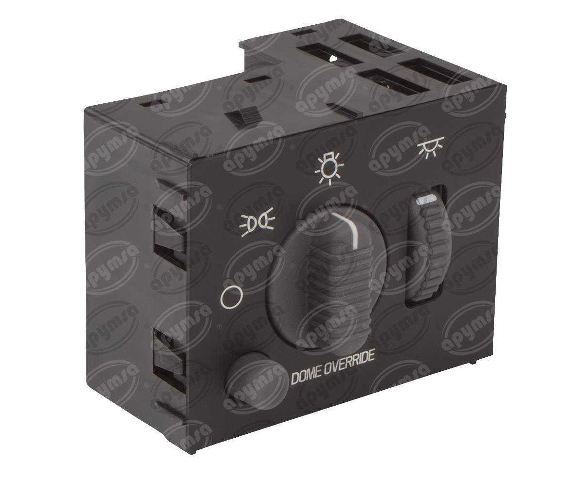 INTERRUPTOR LUZ 9TERMINALES TIPO PERILLA CADILLAC, CHEVROLET, GMC QBH DYNAMIC DS-968 