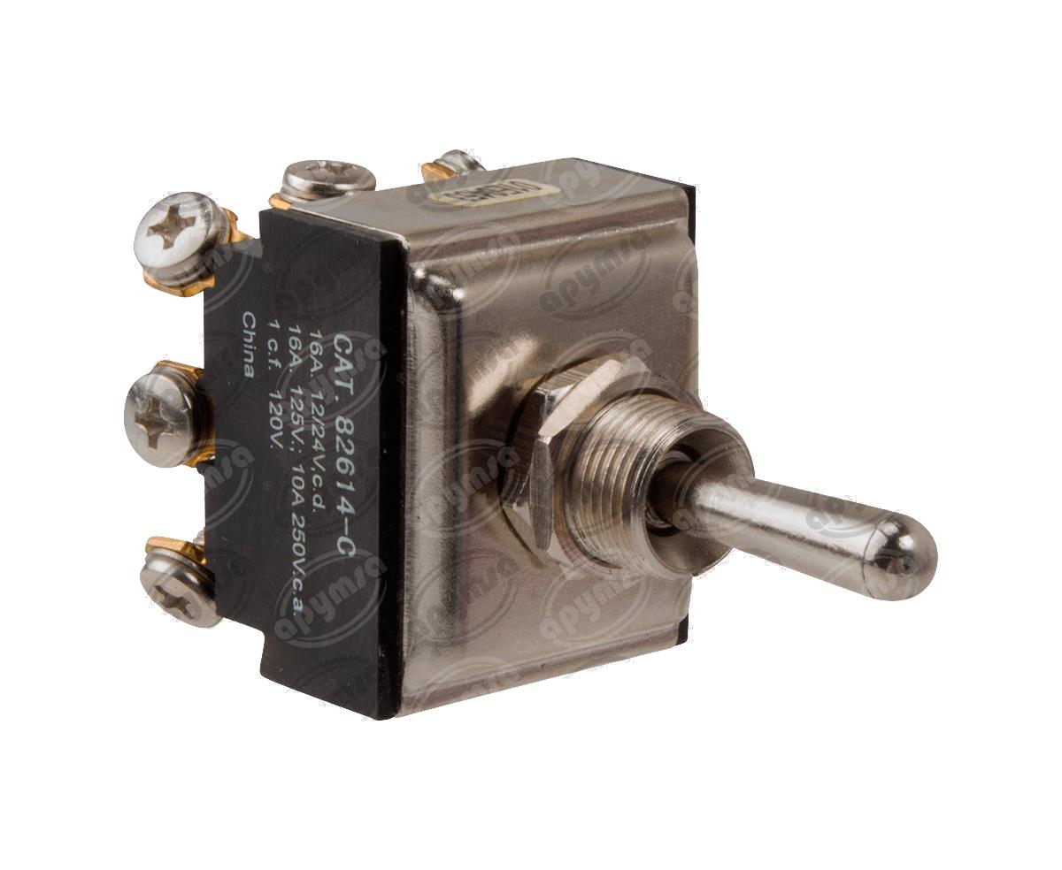 INTERRUPTOR PALANCA 12V 9TERMINALES METALICO ARROW ARROW 82614-C 