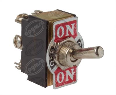 INTERRUPTOR PALANCA 6TERMINALES METALICO ON-OFF-ON IMPORTADO 82608 