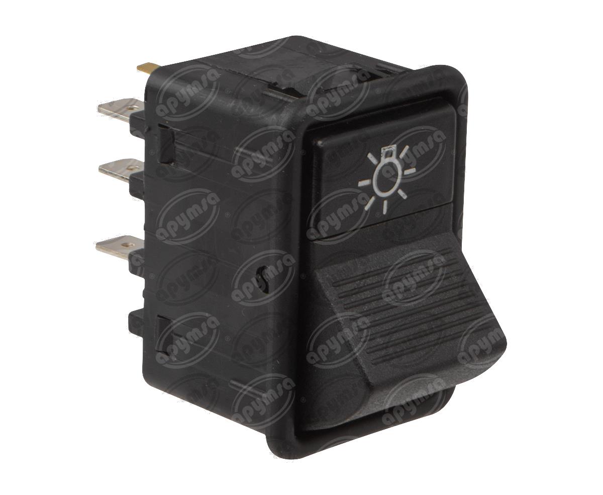 INTERRUPTOR LUZ 6TERMINALES INTERIOR AUTOBUS MERCEDES BENZ MARILIA IM11175 