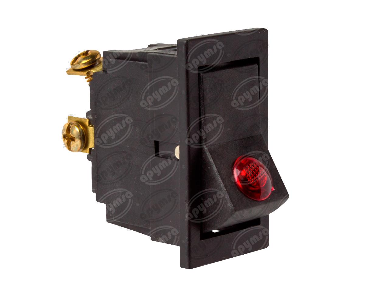 INTERRUPTOR TECLA CON LUZ ROJA UNIVERSAL ARROW 93600FR 