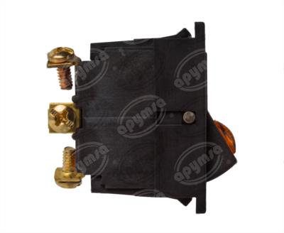 INTERRUPTOR TECLA CON LUZ AMBAR UNIVERSAL ARROW 93600F 