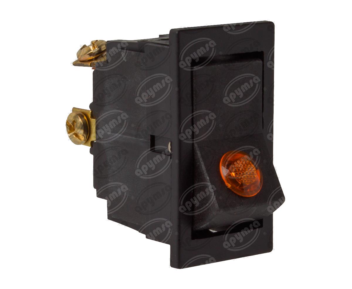 INTERRUPTOR TECLA CON LUZ AMBAR UNIVERSAL ARROW 93600F 