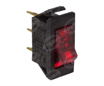 INTERRUPTOR TECLA MINI CON LUZ ROJA ARROW 1609R11E15A-C 
