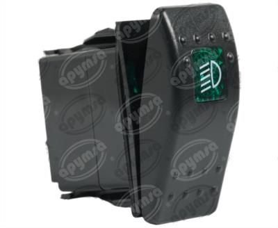 INTERRUPTOR LUZ 6TERMINALES 12 24V TIPO TECLA 2 PASOS BRËSSER-LKW 516-142 