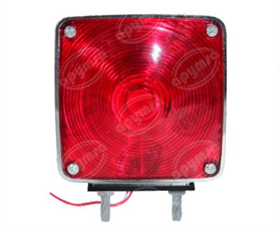 LUZ DIRECCIONAL BICOLOR 12V CROMADA CUADRADA BASE 2 TORNILLOS TIPO HELLA PLASTICOS RECORD 992-2 
