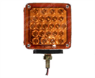 LUZ DIRECCIONAL ROJA 12-24VV 33 LEDS DER CUADRADA UNIVERSAL AMBAR ROJA QBH STAR 2631656 