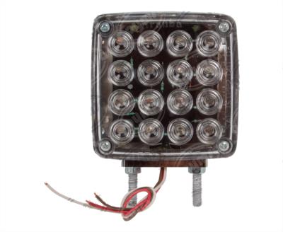 LUZ DIRECCIONAL MICA TRANSPARENTE IZQUIERDA 12V - 24V 34 LEDS TRAKTOLAMP 9322CFL 