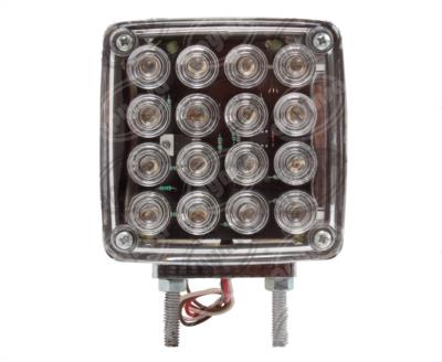 LUZ DIRECCIONAL MICA TRANSPARENTE DERECHA 12V - 24V 34 LEDS DER TRAKTOLAMP 9322CFR 