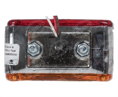 LUZ DIRECCIONAL DERECHA 12V - 24V 34 LEDS CUADRADA UNIVERSAL AMBAR ROJA 2 TORNILLOS TRAKTOLAMP 8022CMR 