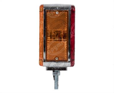 LUZ DIRECCIONAL IZQUIERDA 12V - 24V 34 LEDS CUADRADA UNIVERSAL AMBAR ROJA 2 TORNILLOS TRAKTOLAMP 8022CML 