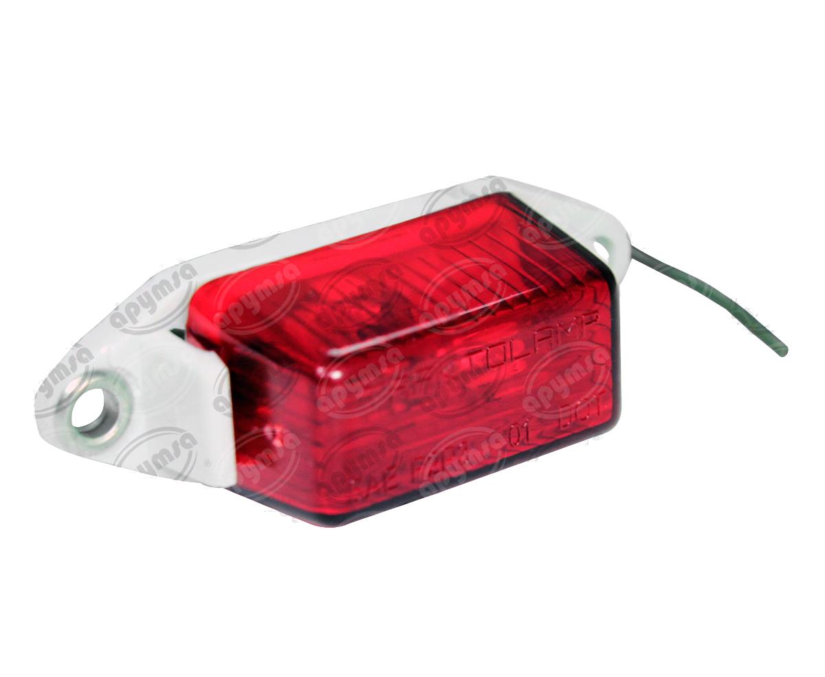 LUZ POSICION MICA ROJA 12V MINI TIPO CUBO TRAKTOLAMP 2271 
