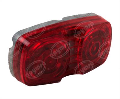 LUZ POSICION MICA ROJA 12V TIPO HELLA DOBLE OPTICA BASE METAL IMPORTADO IMPORTADO 2222 