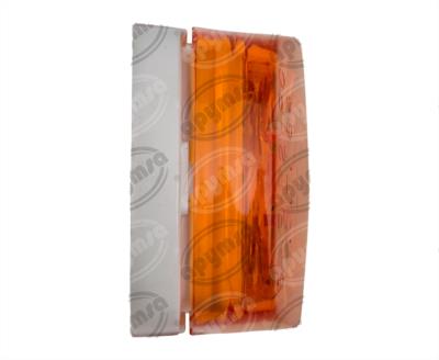 PLAFON LEDS MICA AMBAR POSICION LATERAL 10 LEDS 12V - 24V TIPO HELLA DOBLE OPTICA TRAKTOLAMP 8040LFA 