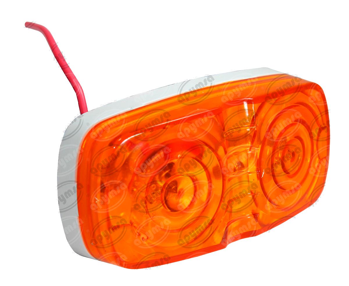 LUZ POSICION MICA AMBAR LATERAL 12V TIPO HELLA DOBLE OPTICA NACIONAL 963 