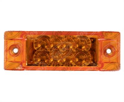 LUZ POSICION MICA AMBAR 12V 8 LEDS TRAKTOLAMP 8025EOPA 