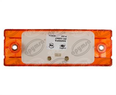 LUZ POSICION MICA AMBAR 12V - 24V 4 LEDS OPTICOS TRAKTOLAMP 8025OPA 