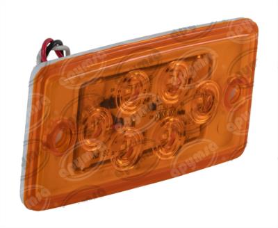 LUZ POSICION MICA AMBAR 12V 6 LEDS RAFAGA TRAKTOLAMP 8062RA 