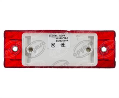 LUZ POSICION MICA ROJA 12V 8 LEDS OPTICA TRAKTOLAMP 8025EOPR