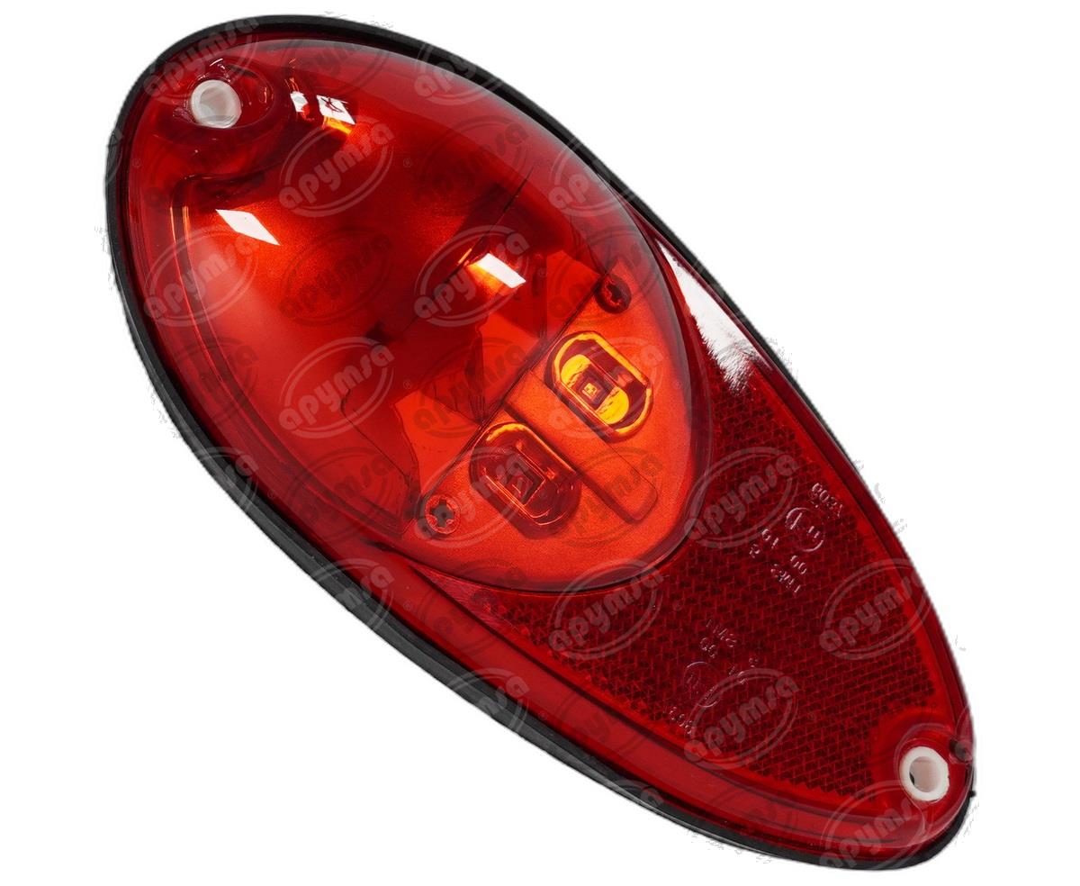 LUZ DIRECCIONAL ROJA LATERAL 12-24V 5 LEDS IRIZAR I6 NEOBUS QBH STAR 8916.74.302 