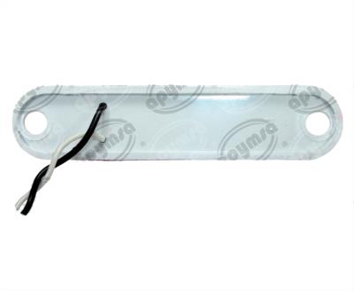 LUZ POSICION MICA AMBAR 24V 3 LEDS MINI TIPO TRIANGULO PLASTICOS RECORD 1025-24V 