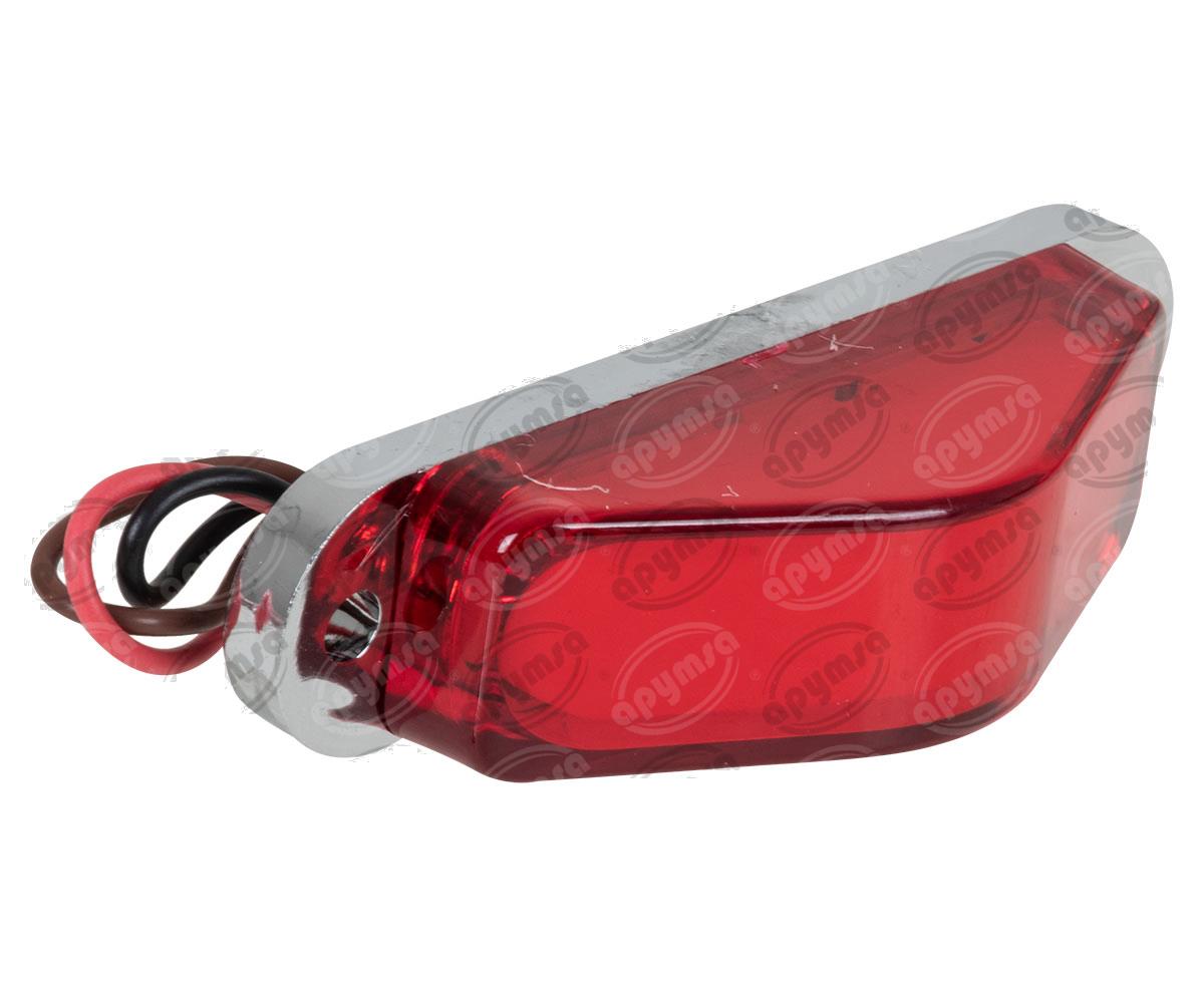 LUZ POSICION PIRÁMIDE DE GEL ROJA 12/24V NACIONAL 1549 