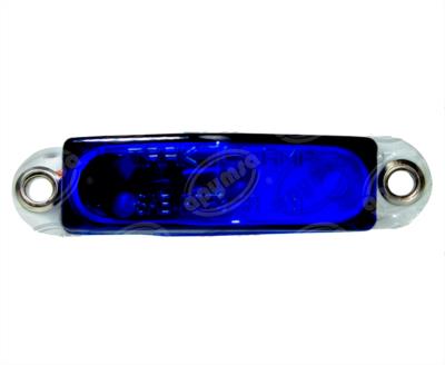LUZ POSICION MICA AZUL 12V MINI TIPO PIRAMIDE PLASTICOS RECORD 1061 
