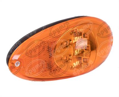 PLAFON LEDS MICA AMBAR LATERAL 5 LEDS 12V - 24V INTERMITENTES IAM 57 85 096 404 
