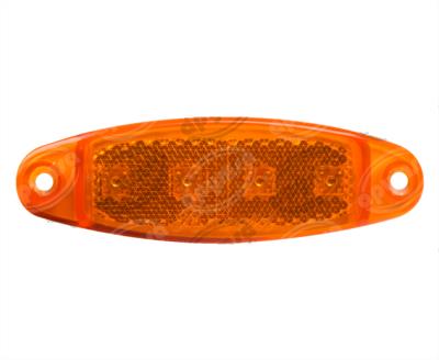 LUZ POSICION AMBAR 24V 4 LEDS GRANDE PLASTICOS RECORD 1042- 