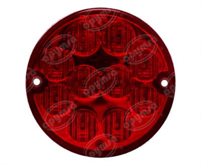 CALAVERA AUTOMOTRIZ MICA ROJA TRASERA ROJO 12/24V 10 LEDS MARCO POLO BOXER TORINO NACIONAL 7116 