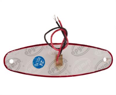 LUZ POSICION MICA ROJA 24V 4 LEDS GRANDE PLASTICOS RECORD 1042- 