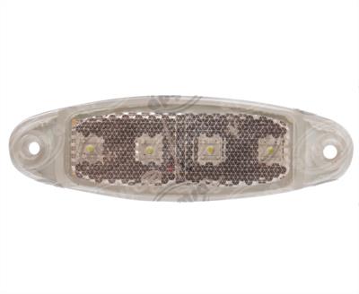 LUZ POSICION MICA TRANSPARENTE 24V 4 LEDS PLASTICOS RECORD 1042- 