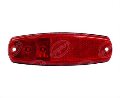 LUZ POSICION MICA ROJA LATERAL 24V 2 LEDS LED MARCOPOLO G7 BRËSSER-LKW 21AMP2SD047 