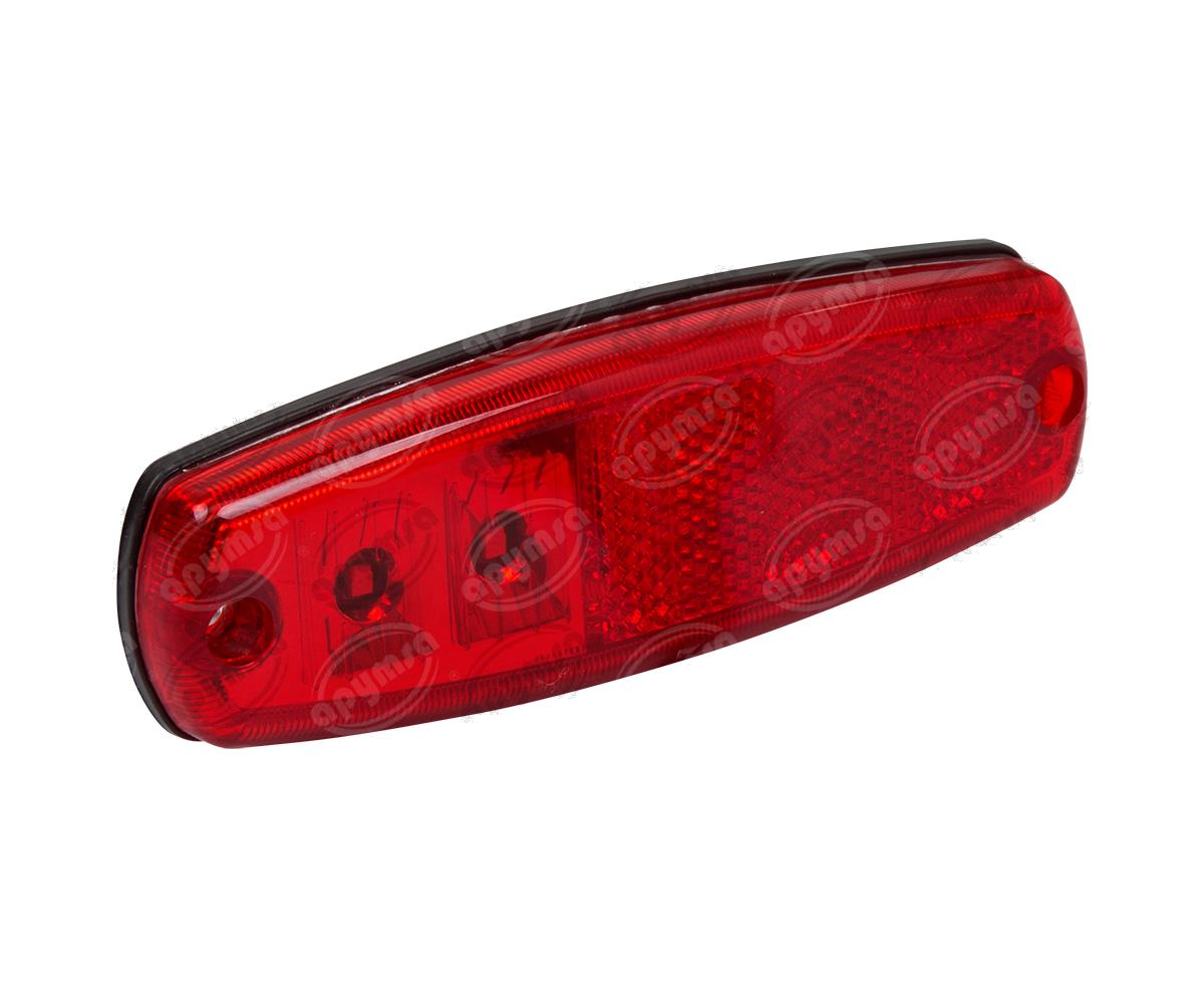 LUZ POSICION MICA ROJA LATERAL 24V 2 LEDS LED MARCOPOLO G7 BRËSSER-LKW 21AMP2SD047 