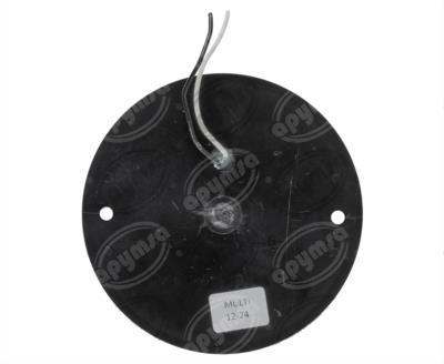 PLAFON LEDS MICA TRANSPARENTE TRASERO 10 LEDS 12V - 24V TORINO OH CRISTAL HDLT PT10LS-MV-R 