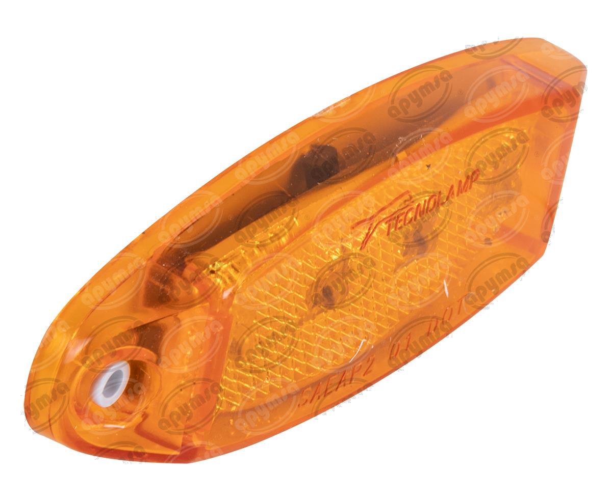 LUZ POSICION MICA AMBAR 12V - 24V 4 LEDS LATERAL AYCO TECNOLAMP 1042- 