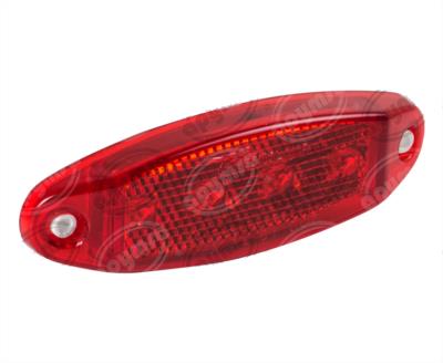 LUZ POSICION MICA ROJA 12V - 24V 4 LEDS LATERAL AYCO TECNOLAMP 1042- 