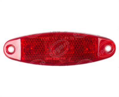 LUZ POSICION MICA ROJA 12V - 24V 4 LEDS LATERAL AYCO TECNOLAMP 1042- 