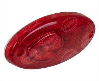 LUZ POSICION MICA ROJA 12V - 24V 9 LEDS LATERAL, MICA ROJA 9 LEDS IRIZAR PB BECCAR NACIONAL ICA-003103 