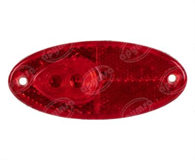 LUZ POSICION MICA ROJA 12V - 24V 9 LEDS LATERAL, MICA ROJA 9 LEDS IRIZAR PB BECCAR NACIONAL ICA-003103 