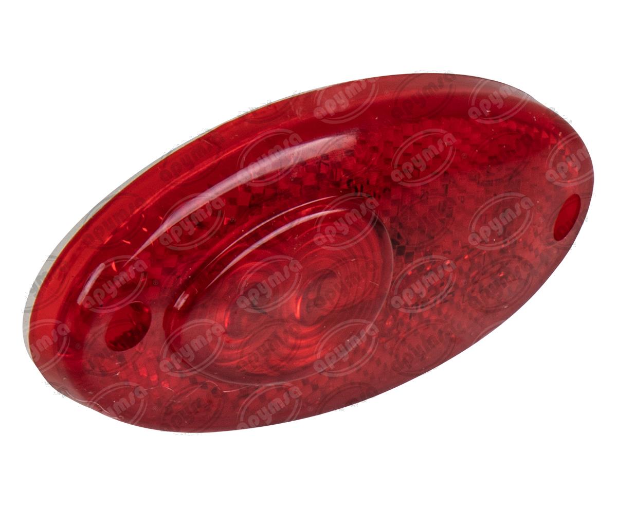 LUZ POSICION MICA ROJA 12V - 24V 9 LEDS LATERAL, MICA ROJA 9 LEDS IRIZAR PB BECCAR NACIONAL ICA-003103 