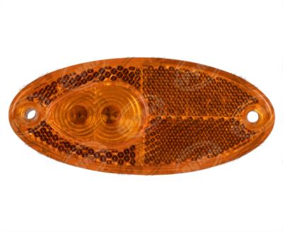 LUZ POSICION MICA AMBAR 12V - 24V 9 LEDS LATERAL AMBAR 9 LEDS IRIZAR PB BECCAR NACIONAL ICA-003104 