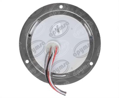 PLAFON LEDS MICA ROJA TRASERA 4"" 14 LEDS LEDS 12V CON GEL, FUNCIONES ALTA-BAJA-ESTROBO ICA NACIONAL GEL07-RJ 