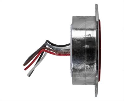 PLAFON LEDS MICA ROJA TRASERO 14 LEDS LEDS 12V CON GEL, 3 FUNCIONES ALTA-BAJA-ESTROBO ICA NACIONAL GEL08-RJ 