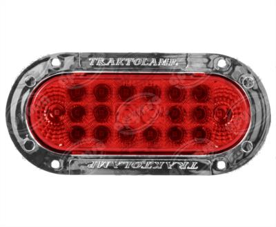 PLAFON SELLADO MICA ROJA POSICION LATERAL 20 LEDS LEDS TRAKTOLAMP 8041CER 
