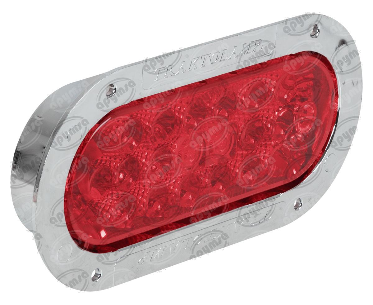 PLAFON SELLADO MICA ROJA POSICION LATERAL 20 LEDS LEDS TRAKTOLAMP 8041CER 